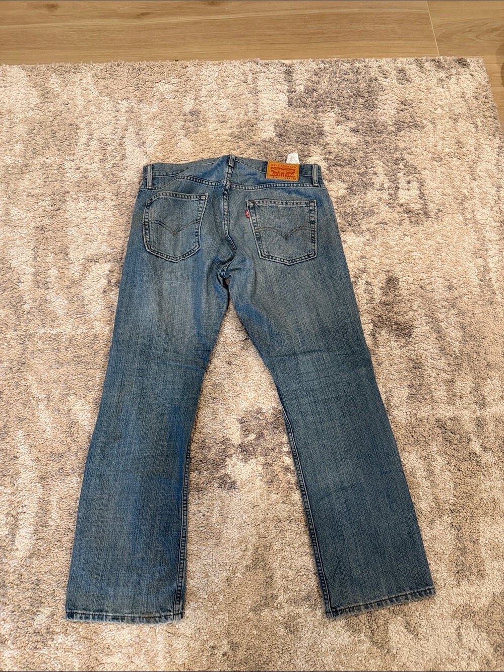 Levi's 514 33x30 Men's Blue Denim Jeans - Classic Straight Fit